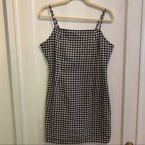 Tank top Gingham mini dress